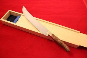Laguiole Style Champagne Saber Knife Wine Opener Bottle With Elegant wooden Box N7