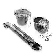 Oxford Eve’s Tea Infuser set - 3 piece Gift Set of Stainless Steel Loose Leaf Tea Strainers Includes 1x Long Handled... N4