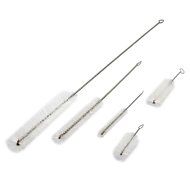 GivemeFive 5 Pcs White Bristle Aquarium Tank Water Pump Cleaning Brush Pack of 2 N2