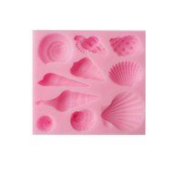Silicone Sea Shell Conch Pattern Chocolate Fondant Cake Cookie Baking Icing Soap Mould Mold N2