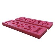 FLY 0-9 Numbers 3D Silicone Mold For Cake Decorating Tools,Pink N5