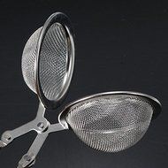 Home Product 2pcs/set Loose Spring Spoon Tea Mesh Ball Infuser Filter Teaspoon Squeeze Creative Strainer Metal... N2