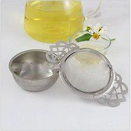 Lovely Kitchen 304 Stainless Steel Strainer Tea Filter Drainer with a Drip Bowl Gift N2