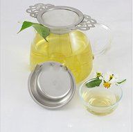 Lovely Kitchen 304 Stainless Steel Strainer Tea Filter Drainer with a Drip Bowl Gift N3