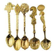 [Stainless Steel] Spoons for Grapefruit, Ice Cream, Tea, Small Coffee, Espresso and Dessert - Best Spoon Set for... N2