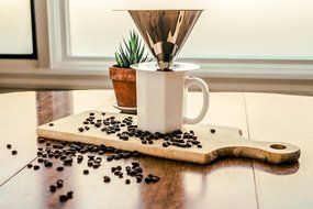 Dottie Lou Pour Over Coffe Dripper - Stainless Steel Paperless Filter - Metal Drip Coffee Brewer N7