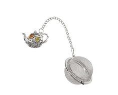 Ganz Sunflower Teapot Charming Tea Infuser with Enameling