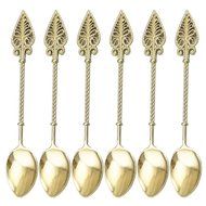 Retro Creative 6-pieces Tablespoon Coffee Scoops Stirring Spoon Sugar Spoon Tea Spoon Ice Cream Scoops Seasoning... N10