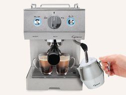 Capresso 125.05 Cafe Pro Espresso Maker, Silver N5