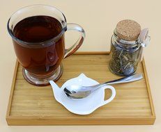 4-Pack of Blue & White Teapot-Shaped Porcelain Ceramic Tea Bag Coasters; Set of Handcrafted Tea Bag Caddies, Spoon... N9