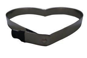 Shxstore Stainless Steel Egg Cooking Rings Mold Pancake Ring Non Stick Heart Shaped N2