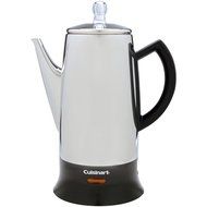Cuisinart PRC-12 Classic 12-Cup Stainless-Steel Percolator, Black/Stainless (Certified Refurbished) N2