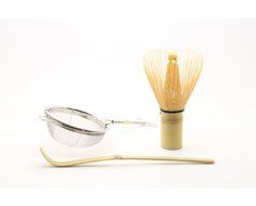 Making Matcha Start Up Kit - Matcha Whisk - Scoop - Sifter - Holder (4) N2