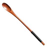4U-Lucky(TM) Hot sale Novelty Fresh Bionic Natural Wood Honey Dipper Server Mixing Stick Spoon N2