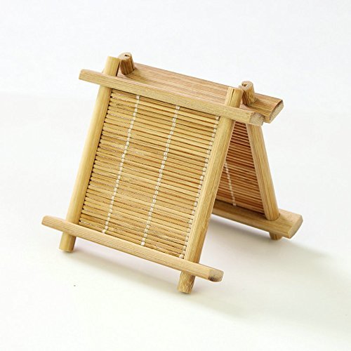 CCWY Bamboo square coasters-hot saucers Kung Fu tea ceremony accessories mat natural bamboo cups wholesale N3
