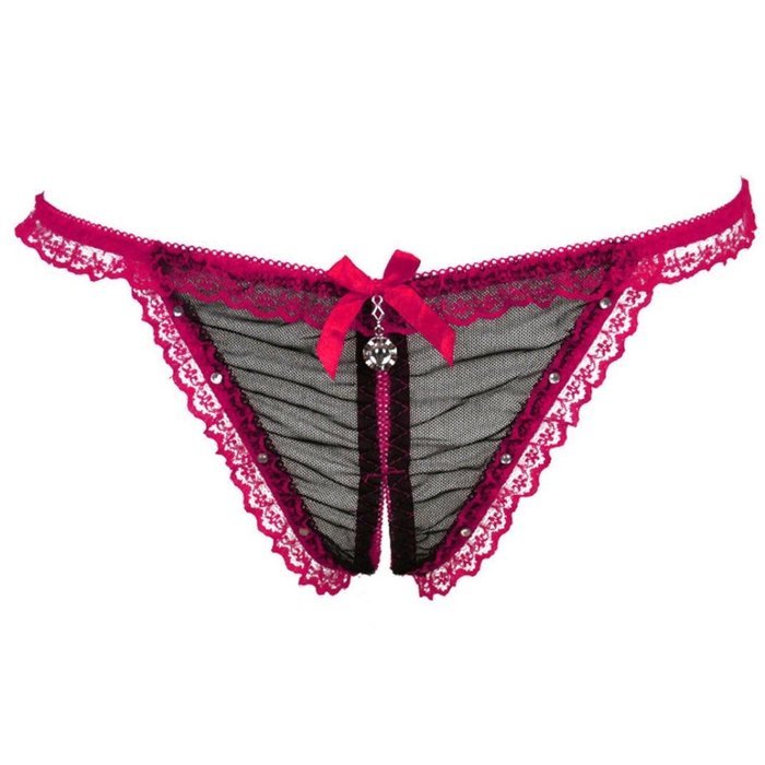 Underwear, PHOTNO Hot Women Lace Crotchless G-string Underwear Thongs Panties Lingerie N11