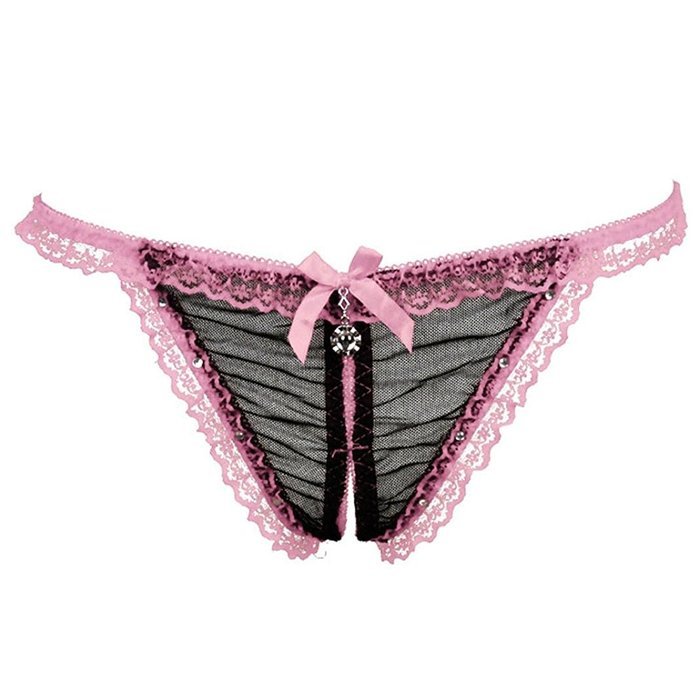 Underwear, PHOTNO Hot Women Lace Crotchless G-string Underwear Thongs Panties Lingerie N12
