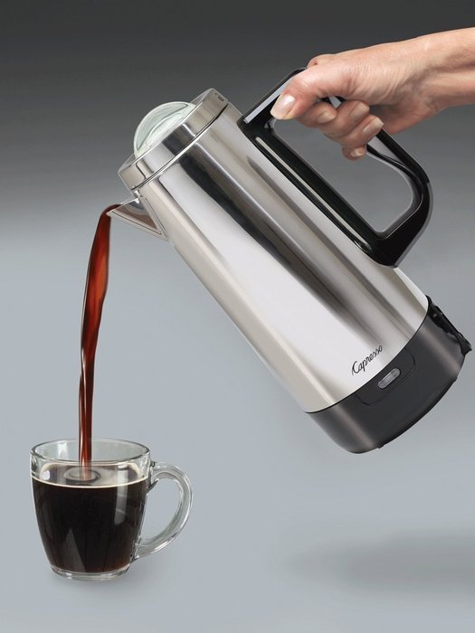 Capresso 405.05 12 Cup Perk Coffee Maker, Metallic N4