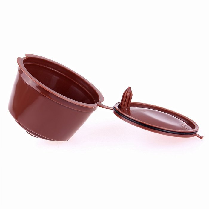 ONEVER Refillable Compatible Reusable Coffee Capsules Eco-Friendly Single Serve Coffee Filters for Nescafe Dolce... N4