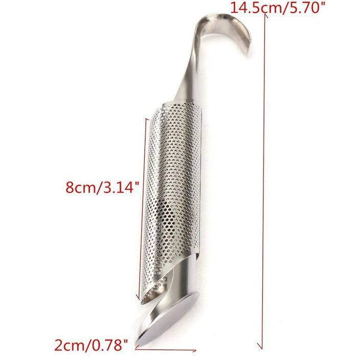MyLifeUNIT 304 Stainless Steel Tea Infuser Steeper Strainer Stick Pipe. (2) N6