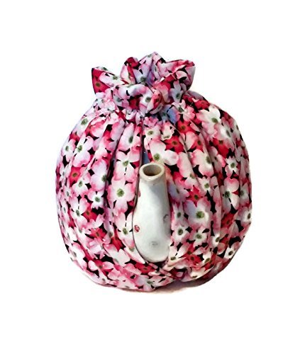 Teapot Cozy with Pink Dogwood Flowers for a 5-8 cup teapot #309 N4