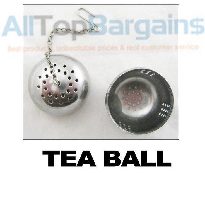 Stainless Steel Ball Tea Infuser Mesh Filter Strainer Loose Leaf Spice Reusable