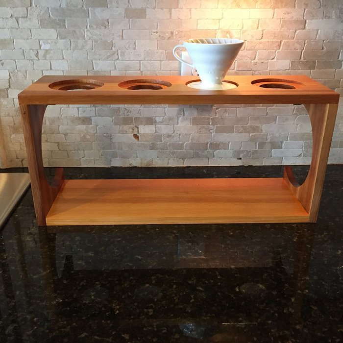 V60 Modern Coffee Pour Over Stand-4 Hole Station N2