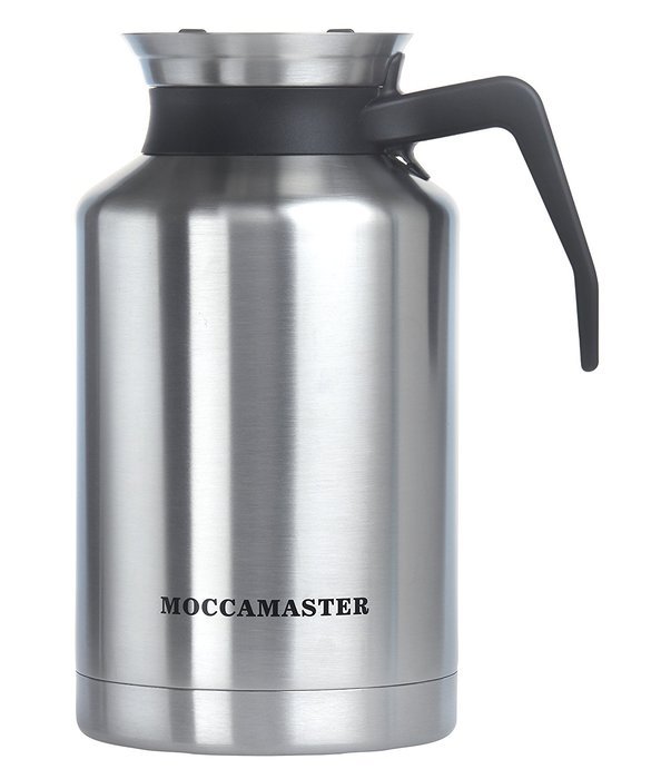 Moccamaster CDT Grand 15-Cup Coffee Brewer with Thermal Carafe, Brushed Silver