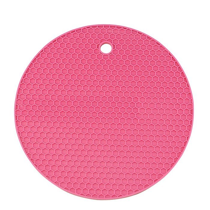 Kaimao Silicone Round Coasters Heat Resistant and Non-slip for Trivets, Potholders, Table Mats 18cm*18cm/7.09"... N13