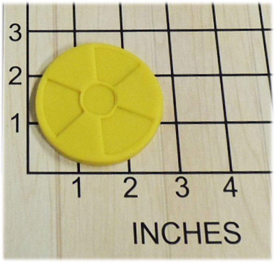 Radioactive Hazard Symbol Fondant Cookie Cutter and Stamp #1383 N2