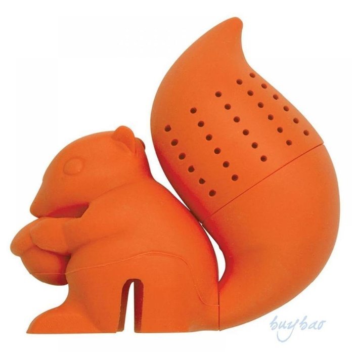 MAXGOODS Fine Squirrel Shape Tea Infuser Loose Leaf Strainer Bag Mug Filter