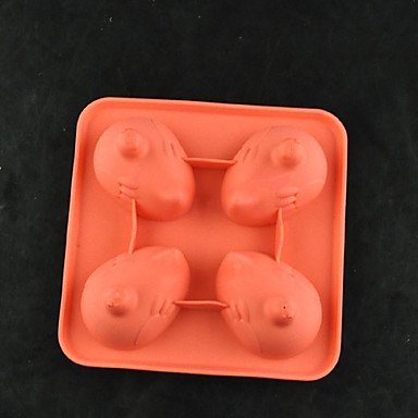 Y&XL&H Laying Eggs Silicone Ice Box Muffin Egg Ice Cube Tray Mold Jello Mould Party Drink(Random Color) N4