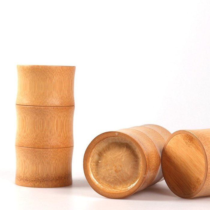 XDOBO Natural Handmade Bamboo Joint Tea Tin Container Seal Spice, Coffee, Tea Tins with Lid - Great Design for... N4