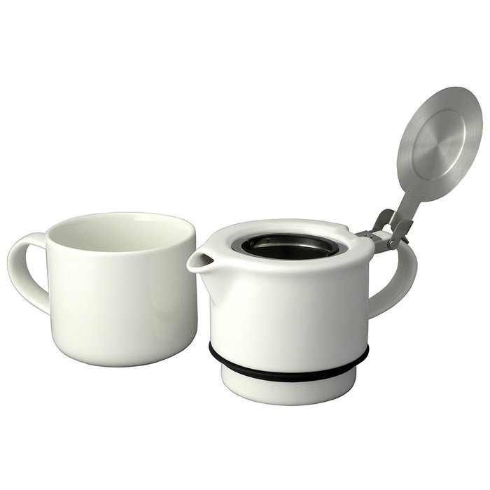 FORLIFE Tea for One with Infuser 14 ounces, Black Graphite N6