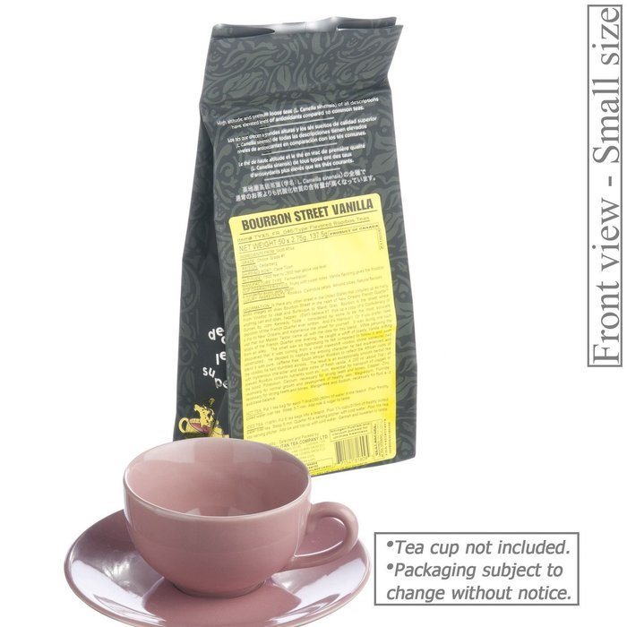Metropolitan Tea 50 Count Pyramid Shaped Teabags, Bourbon St. Vanilla