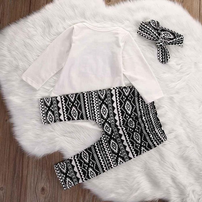 Clothes Set ,BeautyVan 3pcs Newborn Infant Baby Girls Tassels Romper+Pants+Headband Legging Outfits Set (12M,... N3