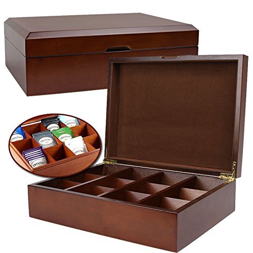 Quentin Tea Company Gourmet Tea Storage Chest- 144 Bag Capacity N4