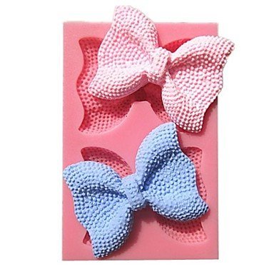 Y&XL&H Big Bowknot Fondant Cake Molds Soap Chocolate Mould For The Kitchen Baking Decoration Tool