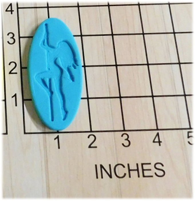 Pole Dancer Stripper Shaped Fondant Cookie Cutter and Stamp #1067 Bachelor Party