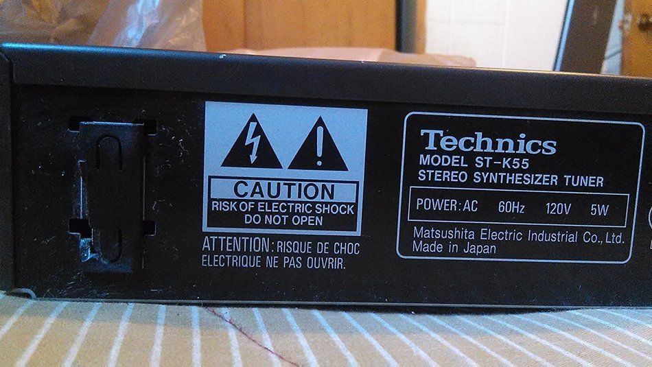 Technics ST-k55 stereo synthesizer tuner