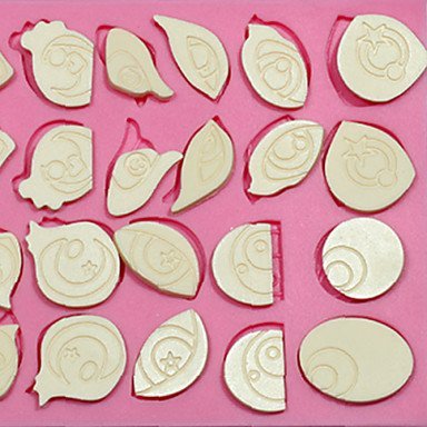 Y&XL&H Cake Decorating Mold Silicone Button Mould For Fondant Candy Crafts Jewelry Chocolate PMC Resin Clay