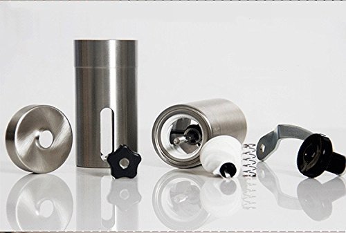 Manual Coffee Grinder Conical Burr Mill for Precision Brewing Brushed Stainless Steel，Superior - Hand Crank Mill... N3