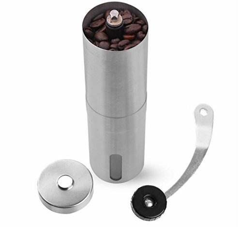 Manual Coffee Grinder Conical Burr Mill for Precision Brewing Brushed Stainless Steel，Superior - Hand Crank Mill... N4