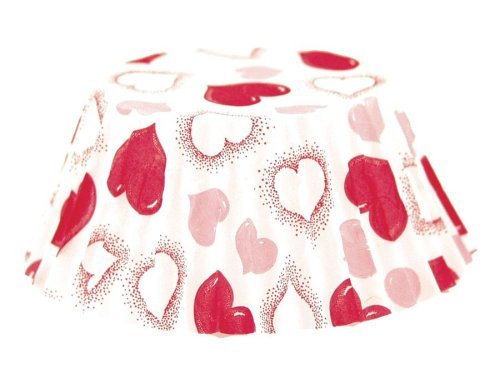 Fox Run Heart Petit Four Bake Cups, 100 Cups