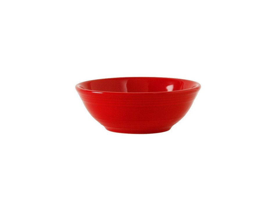Tuxton Home Concentrix Bowl (Set of 4), 13 oz, Cayenne Red; Restaurant Grade Nonporous Virtrified China; Thermal... N18