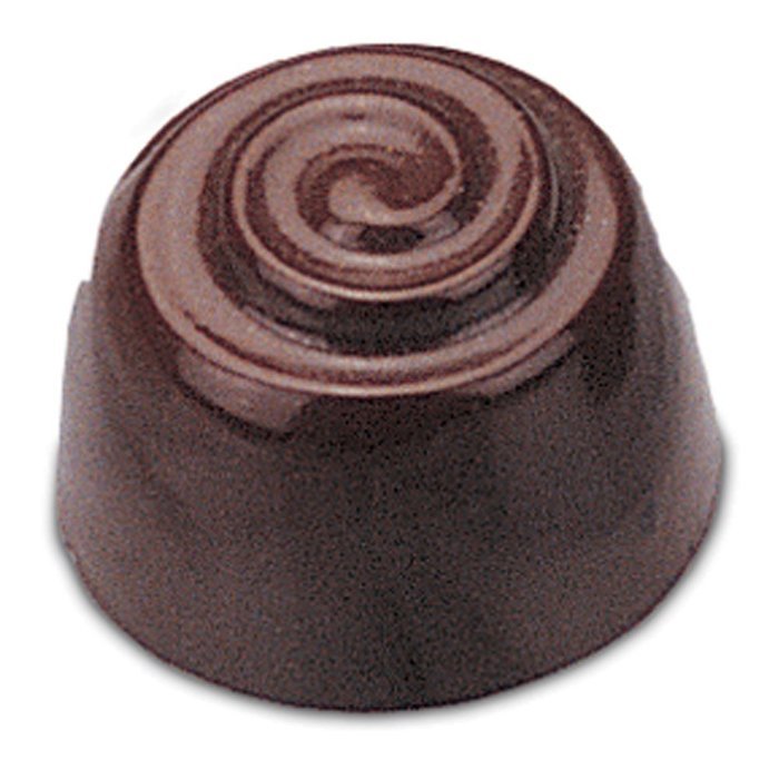 JB Prince Cherry Swirl Chocolate Mold - 28 Forms