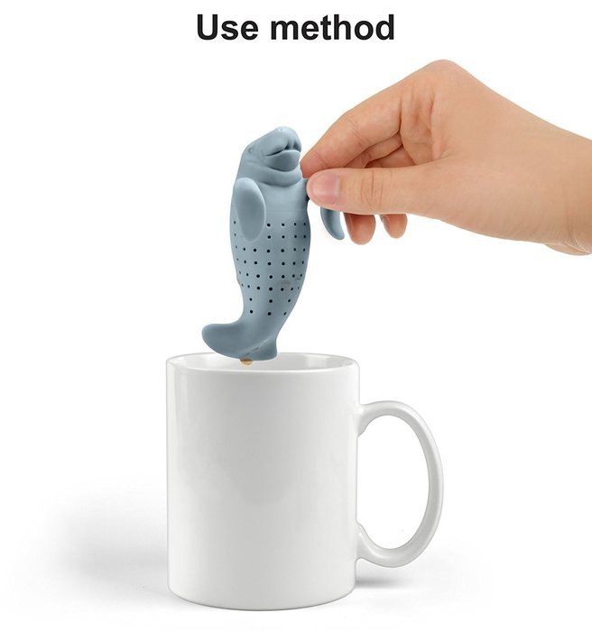 Sino Banyan Tea Infuser Strainer,Set of 2,without Scalding Fingers,Swan N17