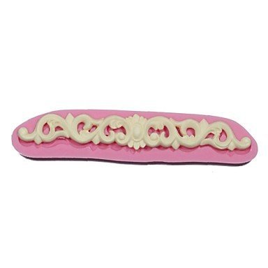 Y&XL&H 3D Flower Vine Icing Sugar Fondant Mold Wedding Cake Modeling Decorating Mould Silicone Cake Border Mold N13