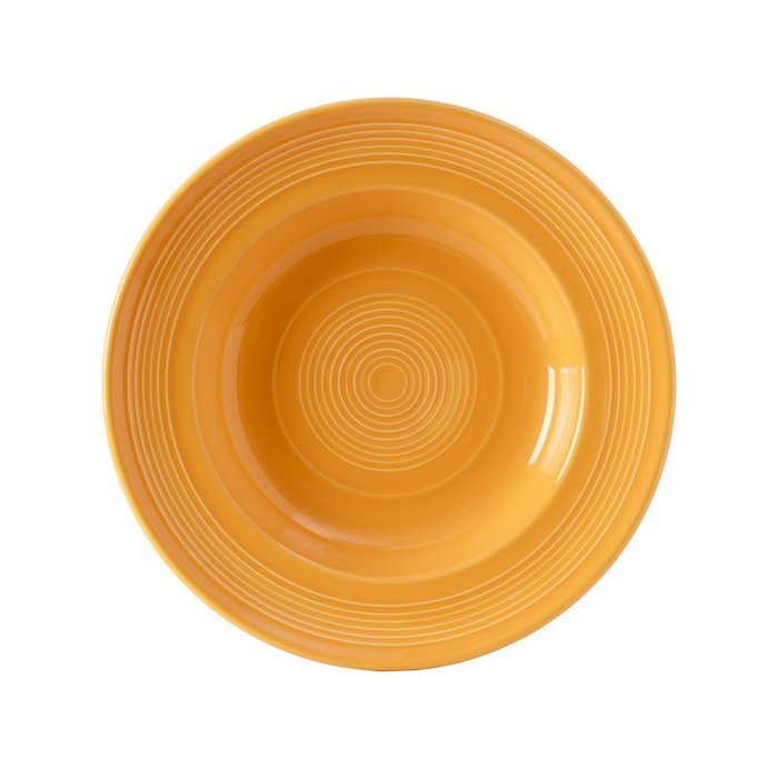 Tuxton Home Concentrix Bowl (Set of 4), 13 oz, Cayenne Red; Restaurant Grade Nonporous Virtrified China; Thermal... N25