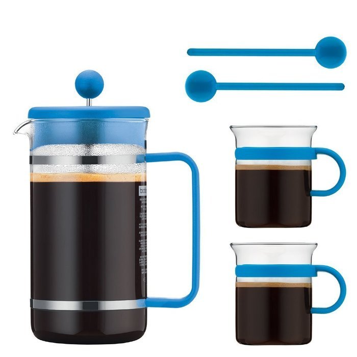 Bodum Bistro Multi-Colored&nbsp;Coffee Set (Blue)
